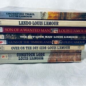 Louis L'Amour Book lot of 7 Classic Western Collection